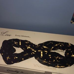 Golden Cross Infinity Scarf
